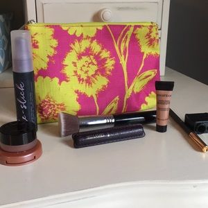 Makeup bag with new expensive products